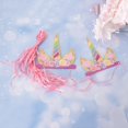 thumbnail image 1 of Piezas Cinta Papel Atado Sombrero de Cumpleaños Cinta para El Cabello Princesa Party Costume Accesorios yotijar Tiara de la corona de Unicornio de papel, 1 of 10