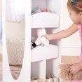 thumbnail image 5 of Guidecraft Rotating Dress Up Storage Center - White: Wooden Wardrobe, Pretend Play Costume and Kids' Clothing Organizer with Mirrors, 5 of 8