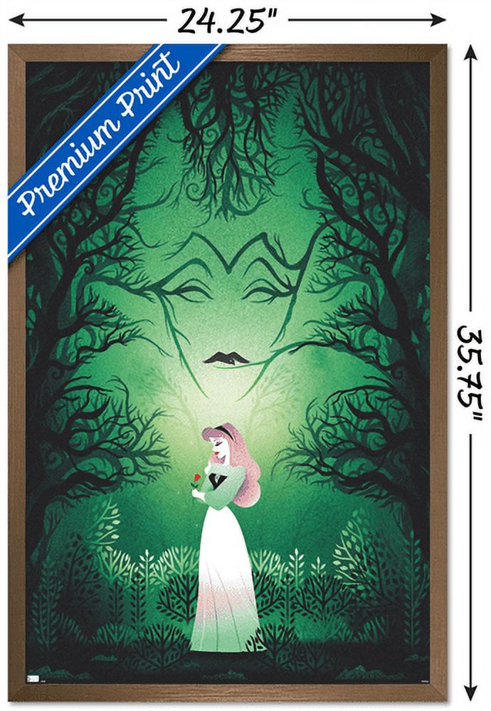 Disney Princess - Sleeping Beauty - Good vs Evil Wall Poster, 22.375" x 34", Framed