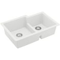 thumbnail image 4 of Karran Usa QU-811-BI-PK1 Quartz Qu 32" Undermount Double Basin Quartz Composite Kitchen, 4 of 7
