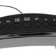 thumbnail image 3 of Projection Radio Alarm Clock, LED Display, Electronic Clock, Curved Screen, Digital Alarm Clock, Black Body, Red Letters, 3 of 4