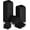 Black-3 Inch (Pack of 8), variant on Furniture Risers Black 3 Inch (Pack of 8) Elevation Solution