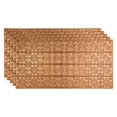 thumbnail image 1 of FASÄDE Traditional 1 Decorative Vinyl 2ft x 4ft Glue Up Ceiling Panel in Polished Copper (5 Pack), 1 of 5