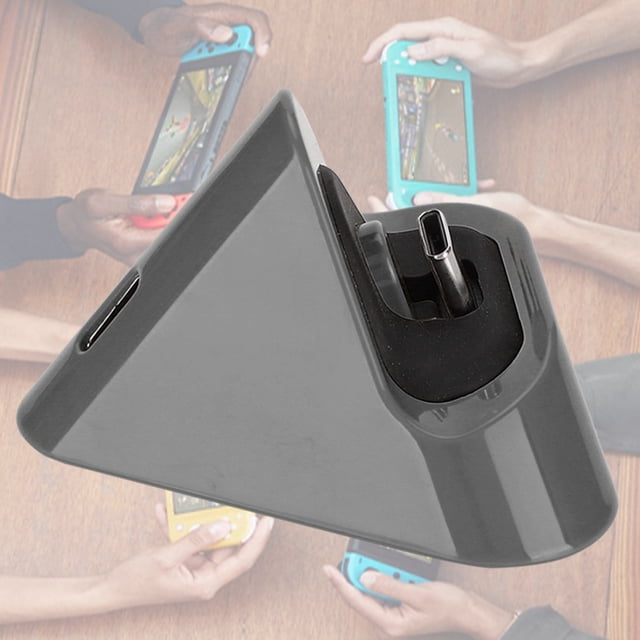 Soporte de Carga Portátil triangular Tipo C Fondo de Metal Base