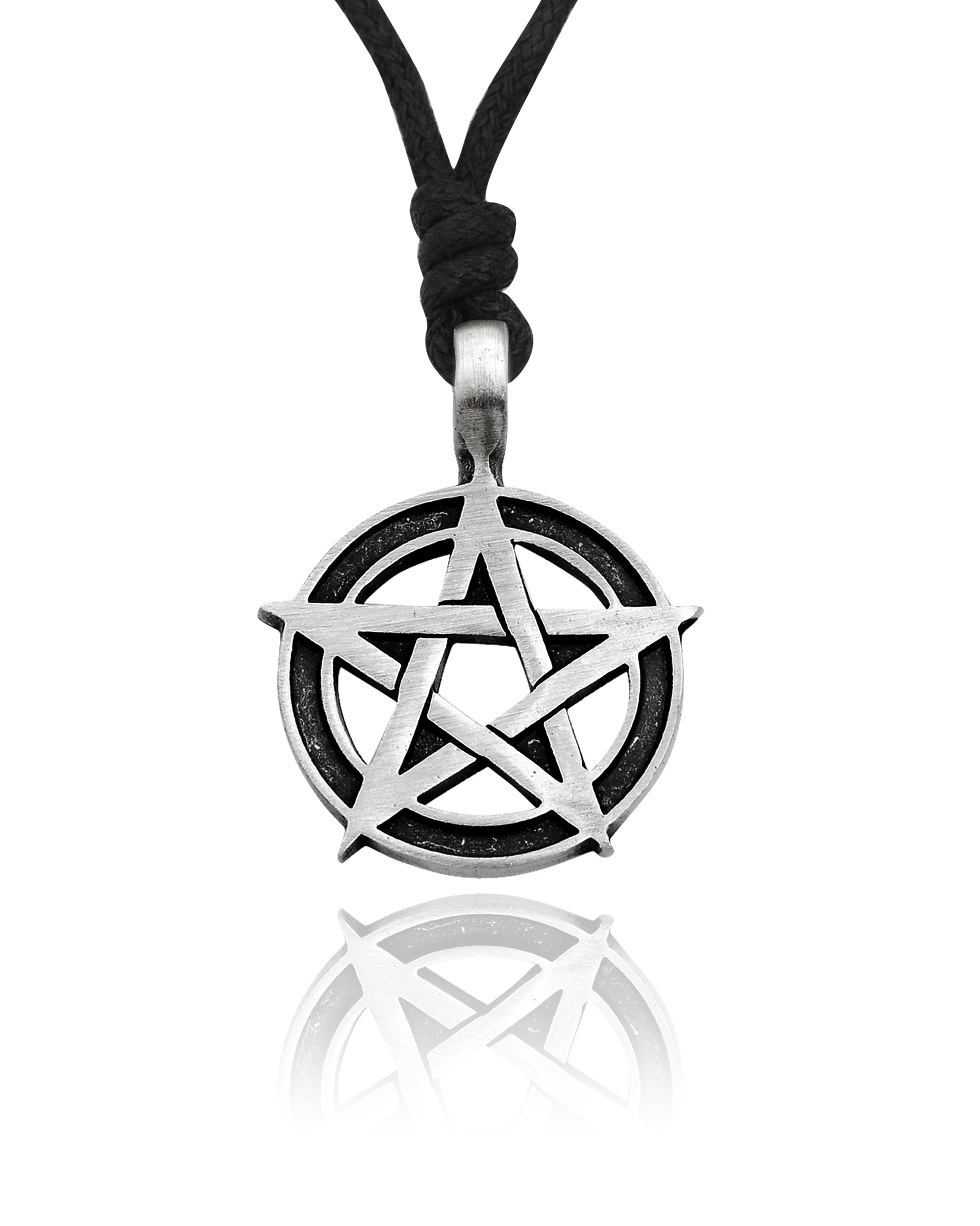 Pentagram Cute Charm Pendant Choker Necklace with Black Cord Pentagram Cute Charm Pendant Choker Necklace with Black Cord