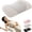 Grey, variant on RVOV Memory Foam Lumbar Support Pillow for Bed, Ergonomic Contoured Back Cushion for Side, Back & Stomach Sleepers, Lower Back Pain Relief, Breathable Removable Cover (Gray)