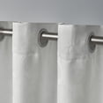 thumbnail image 3 of Exclusive Home Cartago Insulated Woven Room Darkening Blackout Grommet Top Curtain Panel Pair, 54"x63", Vanilla, 3 of 7