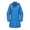 Blue, variant on WREESH Fashion Winter Jacket Womens Solid Color Detachable Hat Windbreaker Women'S Long Sleeved Thin Jacket Long Sleeved Hooded Casual Jacket Olive Green