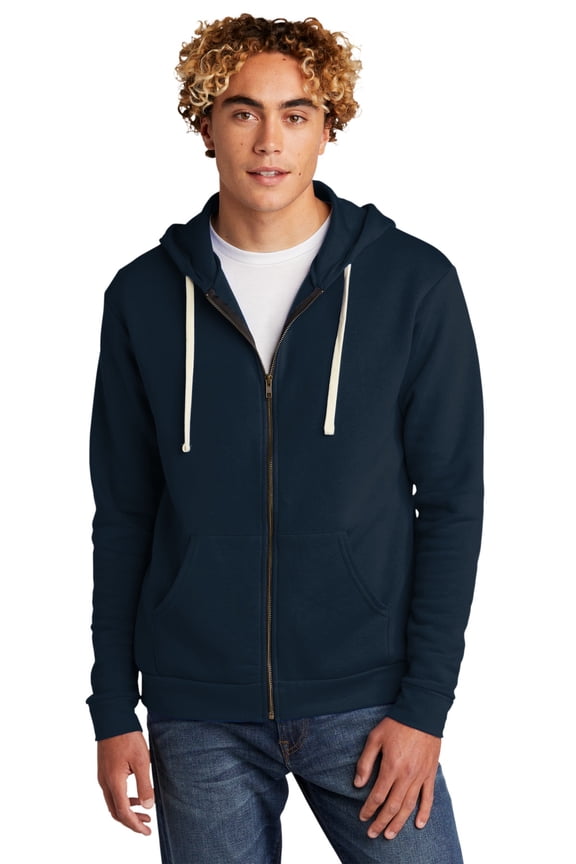 Next Level Unisex Beach Fleece Full-Zip Hoodie