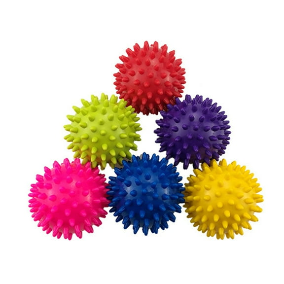 Cheers.US 7.5cm/9.5cm Spiky Hard Massage Balls Plantar Fasciitis Muscle Soreness Massager Ball Yoga Ball Fitness Ball