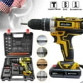 thumbnail image 3 of 21V Cordless Drill Electric Screwdriver Mini Wireless Power Driver Lithium-Ion Battery Home DIY Cordless Drill Set, 3 of 8