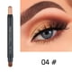 thumbnail image 1 of Fiudx Sombra de Ojos, Barra de Sombra de Dos Tonos, Efecto de Perlado de Larga Duración, Punta de Pincel Ideal para Viajes, Uso Diario Nocturno, Ideal para Amantes Del Maquillaje, Amplia Gama de Colo, 1 of 1