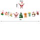 thumbnail image 3 of Globos navideños de Papá Noel, muñeco de nieve, alce, árbol de Navidad, decoraciones inflables para fiestas navideñas, decoración para fiestas en el hogar, 3 of 5