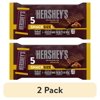 (2 pack) Hershey's, Milk Chocolate with Almonds Snack Size Candy, 0.45 oz, Bars (5 Ct)