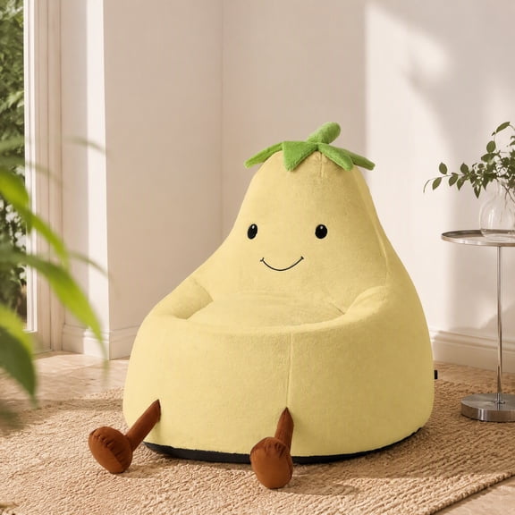 TOPCOMFY Sofa Crushed Foam Fill with Plush Fabric for Lounge and Play