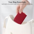 thumbnail image 3 of Credit Card Holder, Small Leather Zipper Card Case Wallet for Women, 3 of 5