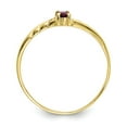 thumbnail image 2 of 10K Yellow Gold Ring Band with Stones (07) July Ruby Marquise Red, 2 of 5