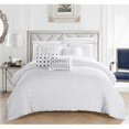 thumbnail image 1 of Chic Home CS7886-US Klara 6 Piece Comforter Set, White - Queen, 1 of 5