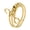 Gold, variant on Multi-layer Rotating Bead Decompression Ring