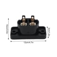 thumbnail image 2 of Matsuzay Zócalo largo negro de la corriente alterna de la vida de servicio para el enchufe y el zócalo en forma de 8 de la CA 2.5A 250V de los Accesorios para electrodomésticos 10 piezas, 2 of 6