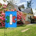 thumbnail image 4 of Italy Star Of Life Italian Flag Garden Flag 12x18 Inch Indoor Balcony Courtyard Outdoor Decorative Flag, 4 of 7