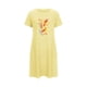 thumbnail image 5 of Camisón corto de talla grande para mujer, camisón de manga corta con estampado de pecho a la moda, camisón para mujer, 5 of 7