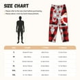 thumbnail image 4 of Picia Buffalo Plaid Love And Gnome Womens Soft Woven Cotton Elastic Waistband Sleep Pajama Pant Lounge Sleep Pant With Pockets And Drawstring-XX-Large, 4 of 9