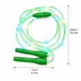 thumbnail image 3 of Adjustable Speed Jump Rope with Led Lights and 3-Speed Settings, 1-Pack, Green, for Student Outdoor Play, Speed Rope Jump Rope, 3 of 5