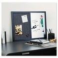 thumbnail image 2 of MasterVision MX04433168 24 in. x 18 in. Designer Combo MDF Wood Frame Fabric Bulletin/Dry Erase Board - Charcoal/Gray/Black, 2 of 2