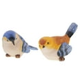 thumbnail image 3 of Resin 3'' Blue Bird Figurines home and garden Ornament Decor - Assorted Set of 2, 3 of 9