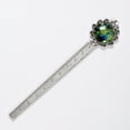 thumbnail image 5 of Peacock Vintage Silver Lace-Edged Bookmark: a Gift for Readers and Book Lovers, 5 of 5