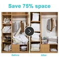 thumbnail image 2 of Mistaha Rangement sous Vide Sans Pompe Économiseur d'Espace 1 x pack Taille king, 2 of 8