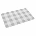 thumbnail image 2 of Grey Plaid Door Mat&nbsp;Indoor Outdoor Entrance, Non Slip Rug for Kitchen Bathroom Entryway Rug, Spring Summer Farmhouse Buffalo Checkered Washable Doormat Floor Mat for Office Home Decor 24x36 Inch, 2 of 8