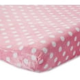 thumbnail image 4 of Summer Infant Velboa Dotted Ultra Plush Changing Pad Cover, Stain Resistant, Pink, 4 of 8