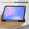thumbnail image 6 of Allytechgroup Case for Samsung Galaxy S10 FE+ Plus 13.1" SM-X620 X626B, PU Leather TPU Inner Multi Angle Viewing Stand  Slim Fit Shockproof S Pen Holder Smart Cover Auto Sleep Wake, Black, 6 of 8