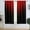 Red and Black, variant on Red and Black Window Curtain Ombre Gothic Goth Halloween Dark Modern Mens Adults Cool Anime Spooky Horror Living Room Bedroom Drapes Treatment Fabric 1 Pair Home Decor, 42" W x 63" L, Gradient