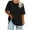 Black, variant on Coorders Women's Short Sleeves Crewneck Tee, Crew Neck Short Sleeve Baggy Loose Tops Oversize Tees Color Assorted, Plus White, Sizes XL-XXXXXL