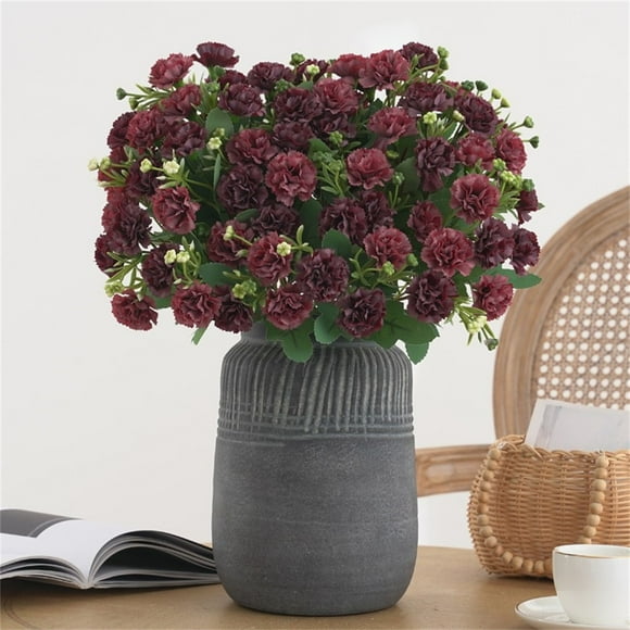 Artificial Silk Flowers Bouquet - Realistic Fake Floral Arrangement for Wedding Decor & Centerpieces, JKODE