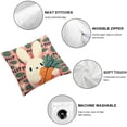 thumbnail image 6 of Pillow Pink Pillow Covers Peep Throw Pillow Covers Black and White Happy Spring Indoor Home Decoration for Sofa Couch Bed, 6 of 7