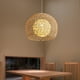 thumbnail image 4 of Lámpara colgante LED tejida de ratán, lámpara colgante hogar, salón 40cm de diámetro Gloria Colgante de luz, 4 of 9