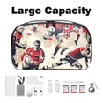 thumbnail image 3 of Football Oxford Cloth Waterproof Storage Pouch for Electronic Devices - Hard Drive Cases, Charger Case, Small Travel Case, Cable Organizer Storage - 5.9x9.44x3.14 in, 3 of 6