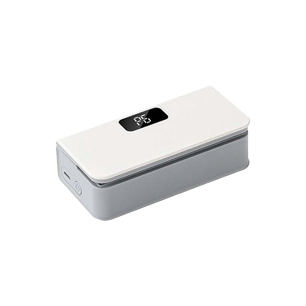 Sellador de Alimentos de Carga Pequeño de la Máquina de Sellado Portátil, Máquina de Sellado de Alimentos de Pantalla de Plástico Blanco de Seis Velocidades de 4.9x2.5In para la Preservación de Aperit