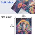 thumbnail image 5 of Napkin Satin Napkin 20*20Inchx6 Kitchen Towel Dinner Plate Towel Decorative Towel Napkin Tea Towel Suitable For Kitchen Table Pretty Rainbow Cat, 5 of 8