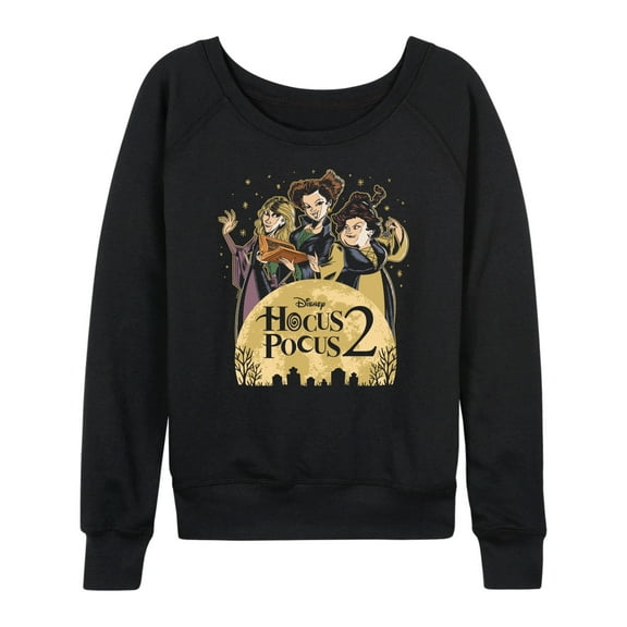 Hocus Pocus 2 - Hocus Pocus 2 Moon - Women's Lightweight French Terry Long Sleeve Shirt