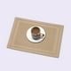 thumbnail image 4 of Mantel individual de mesa, genérico, mantel individual de mesa resistente al calor, posavasos para el hogar, color caqui, 4 of 9