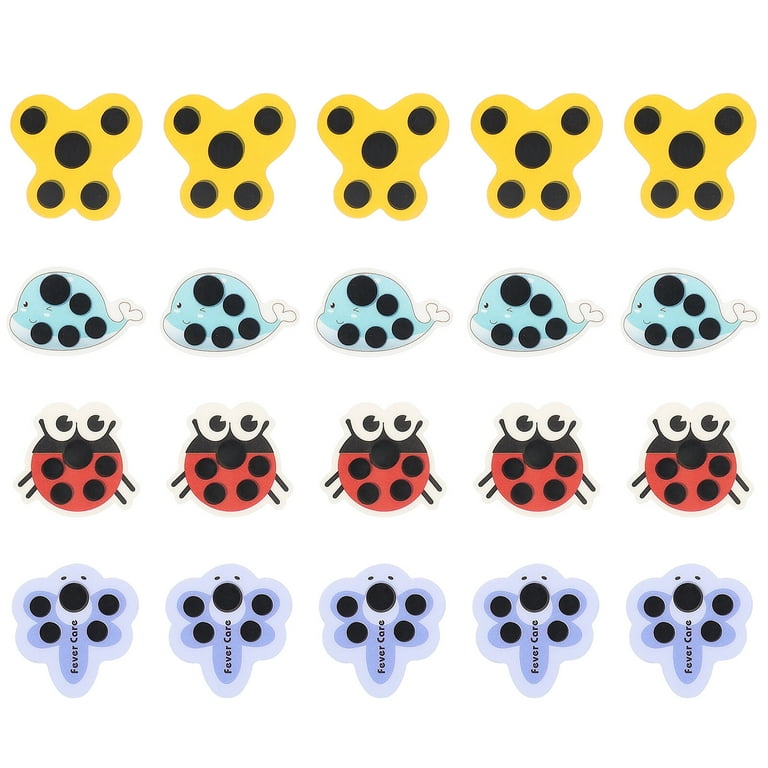 500pcs/roll Cute Cartoon Ladybug Stickers, 1 Inch Round Label