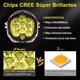 thumbnail image 5 of Par Faros Redondos Led Superpotente 50w Tipo Baja 5 '' Jeep, 5 of 8