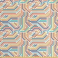 thumbnail image 1 of Abstract Fabric by the Yard Upholstery, Continuous Modern Design Funny Pattern with Contemporary Colorful Stripes, Decorative Fabric for DIY and Home Accents, Multicolor by Ambesonne, 1 of 4