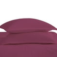 thumbnail image 2 of The Tangerine Store 2-Piece Linen Cotton Mix Duvet Cover Set (63x88 in) - Berry Twin Duvet Cover Set with Standard Shams - Pre-Washed, Handmade - Chic Home Decor, 2 of 6