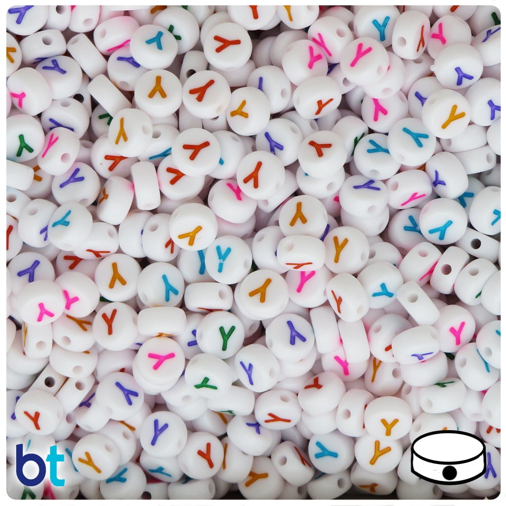Kit of 1100 letter alphabet beads for braided bracelet with storage box SS 